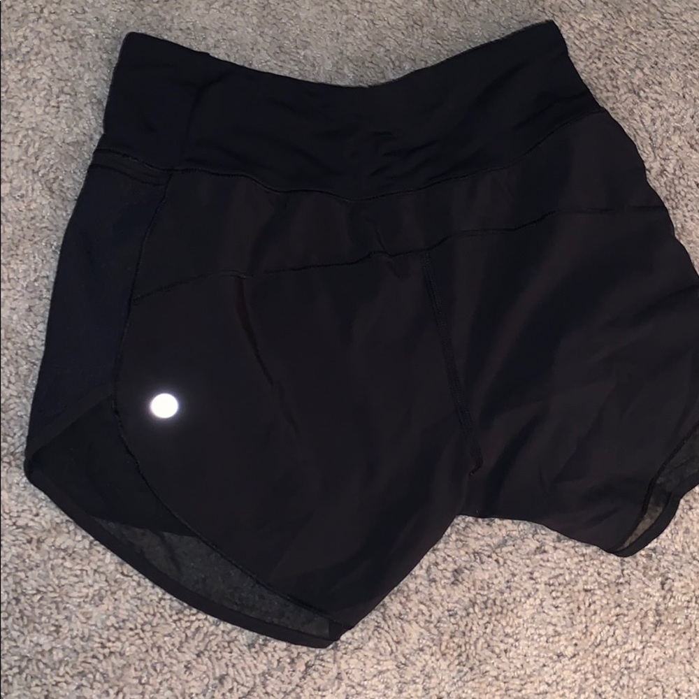 Black Lululemon shorts